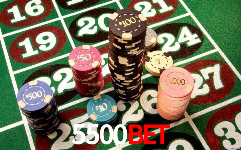 Interface do App 5500bet